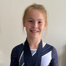 Verity goes for gold at Border Counties Gymnastics competition Verity goes for gold at Border Counties Gymnastics competition