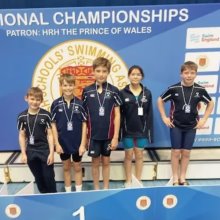 Prep pupils swim at the English Schools Swimming Association Finals