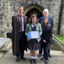 3rd Form Pupil Presented with the Rotary Club Interact Charter 3rd Form Pupil Presented with the Rotary Club Interact Charter