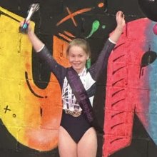 Verity crowned champion at cross club gymnastics competition 