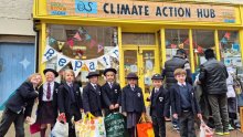 Year 1 Donate Wellies to Oswestry Climate Action Hub 