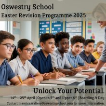 Easter Revision Programme for 5th Form & U6th Easter Revision Programme for 5th Form & U6th