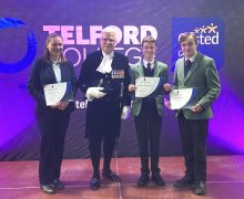 Oswestry Pupils Accept Outstanding Young Citizen Awards Oswestry Pupils Accept Outstanding Young Citizen Awards