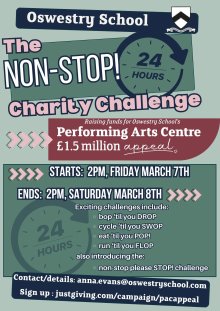 Raising funds for the Performing Arts Centre appeal Raising funds for the Performing Arts Centre appeal
