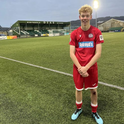Rhys makes debut for Bala Town FC U19 