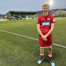 Rhys makes debut for Bala Town FC U19 
